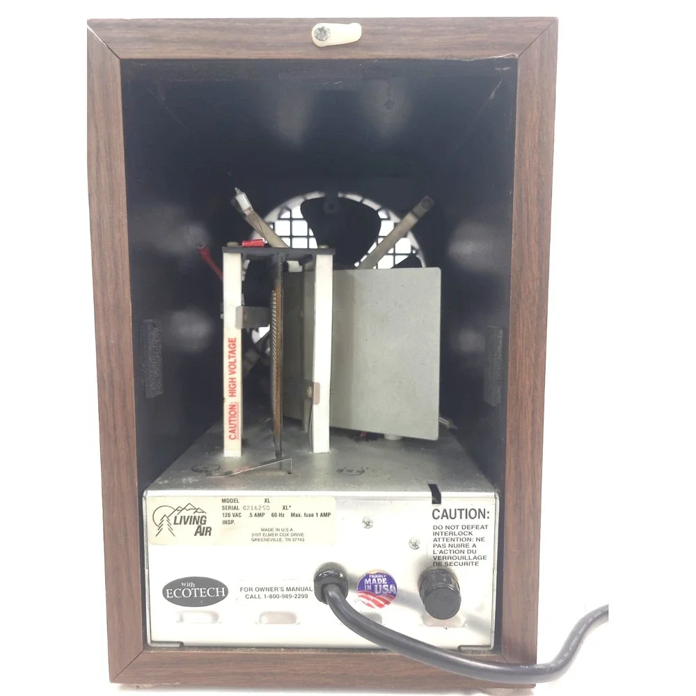 Living Air Model XL Electronic Air Purifier Ozone Ionizer Made In USA Works
